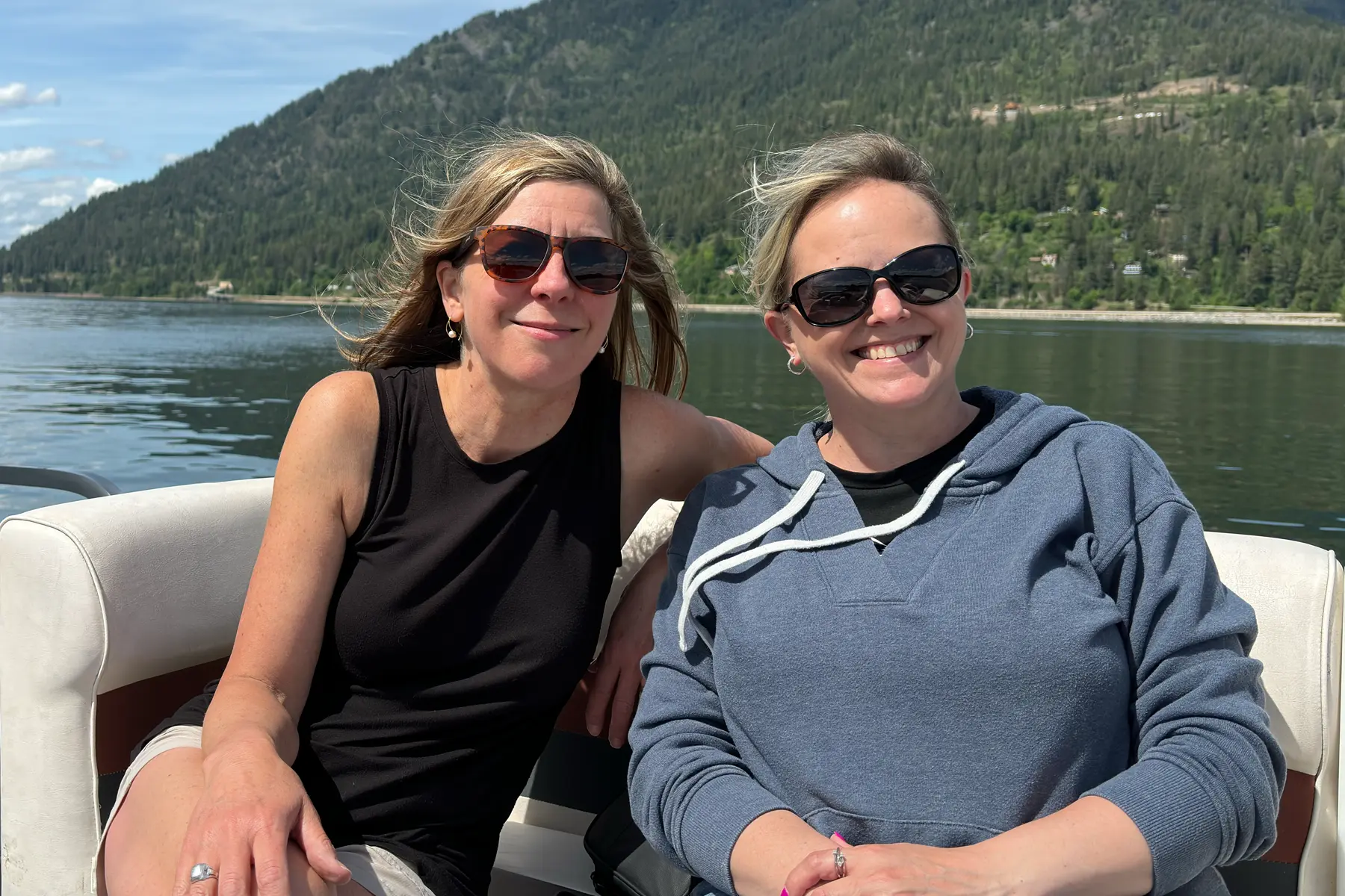 Jen Lenz outdoors in the North Idaho landscape